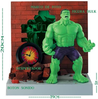 FIGURA HULK CON ALARMA DESPERTADOR (BD)