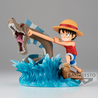 Figura Monkey D Luffy vs Local Sea Monster Log Stories One Piece 7cm