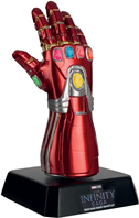 Figura de Guantelete de Iron Man - Colección Marvel Museum - Pieza de Coleccionismo - Figura de Color Rojo Metálico - Elaborada en Poliresina - Pintada a Mano - 17 cm Aprox.