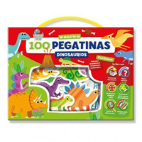 MALETIN 100 PEGATINAS - DINOSAURIOS