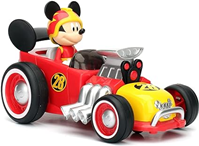  Coche Mickey Roadster Racer, 19 cm, Control por Infrarrojos, Adecuado a Partir de 3 Años