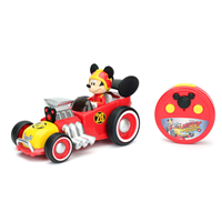  Coche Mickey Roadster Racer, 19 cm, Control por Infrarrojos, Adecuado a Partir de 3 Años