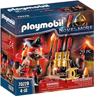 PLAYMOBIL Novelmore 70228 Maestro de Fuego Bandidos Burnham, Para Niños de 4 a 10 Años de Edad