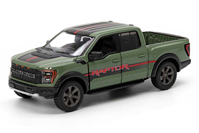 COCHE METALICO PICK UP RAPTOR VERDE 