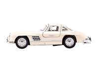 COCHE METALICO MERCEDEZ BENZ 300 CREMA