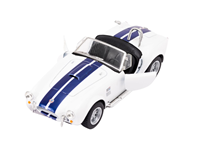 COCHE METALICO SHELBY COBRA BLANCO