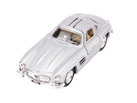 COCHE METALICO MERCEDES BENZ 300 SL (GRIS PLATA)