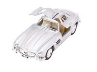 COCHE METALICO MERCEDES BENZ 300 SL (GRIS PLATA)