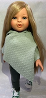 Preppy poncho verde