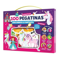 MALETÍN 100 PEGATINAS - FANTASÍA