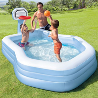 PISCINA CON CANASTA 188X130 182 LITROS