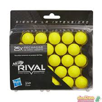 bolas nerf rival recambio 25 un