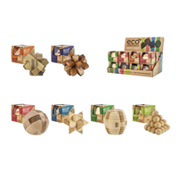 Juego Mini Desafios Eco Logicals. Desarolla tu capacidad creativa. Desafios manuales fabricados en bambú. - Modelos surtidos