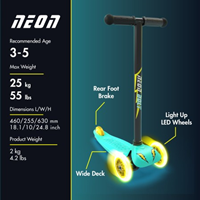 PATINETE NEON 3 RUEDAS