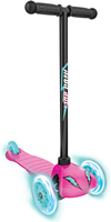 PATINETE 3 RUEDAS  Rosa NEON CON LUZ