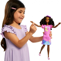 MUÑECA BARBIE PELO NEGRO XXL
