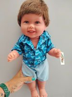 MUÑECO SEXUADO 45 CM GOMA Y ARTICULADO