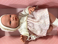  MUÑECA BEBE 44 CM CUERPO RIGIDO