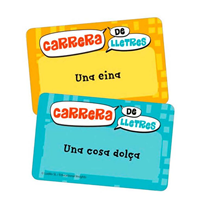 JUEGO DE MESA CARRERA DE LLETRAS (CATALAN)