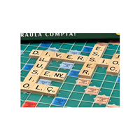 JUEGO SCRABBLE EN CATALAN FICHAS DE MADERA