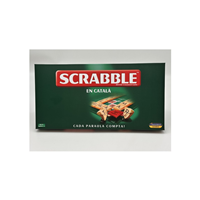 JUEGO SCRABBLE EN CATALAN FICHAS DE MADERA