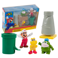 Set de 5 Figuras Super Mario Bros Nintendo 6 cm
