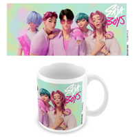 Taza blanca 325 ml kpop demon hunters saja boys