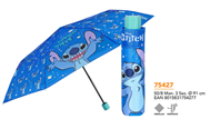 Paraguas plegable manual Stitch Disney 50cm