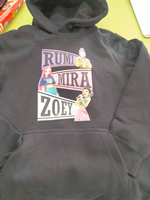 SUDADERA KPOP AZUL MARINO CON CAPUCHA