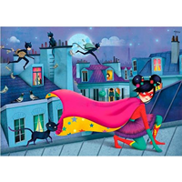 Puzzle silueta Super Star Djeco