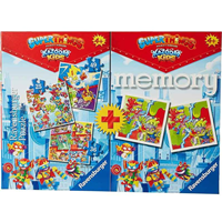 PUZZLE set memory+3 puzles superthings 