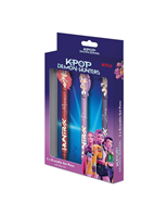SET 3 BOLIGRAFOS BORRABLES GEL DE KPOP DEMONT HUNTERS