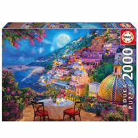 Puzzle 2000 piezas Cita Noturna En Positano