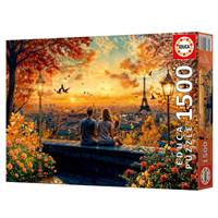 Puzzle 1500 piezas Enamorados En París