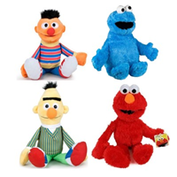 Peluche en  4 modelos , SE PIDEN INDIVIDUAL 40cm BARRIO SESAMO