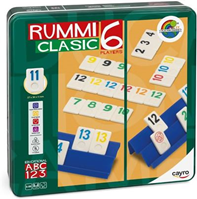 RUMMI 6 JUGADORES EN CAJA METAL