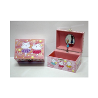 JOYERO MUSICAL GATITAS DANCING