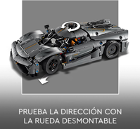 LEGO Technic Hipercoche Koenigsegg Jesko Absolut Gris 