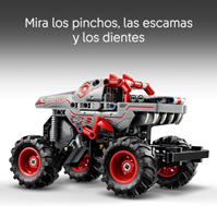 LEGO Technic Monster Jam ThunderROARus Pull-Back Truck Toy - Vehicle Building Set for 7+ Year