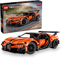 LEGO Technic Hipercoche Bugatti Chiron Pur Sport -  Coche de Carreras con Motor W16, Dirección y Puertas Que Se Abren 