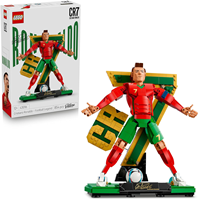 LEGO Editions Cristiano Ronaldo – Football Legend Toy - 3D Figure- DIY Kids' Room Decor - Gift for 12+ Year Old Sports Fans 