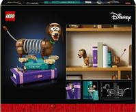 LEGO | Disney y Pixar Toy Story: Sujetalibros de Slinky  Dachshund  - Minifigura de Woody y Figura de Perro Salchicha  
