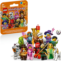 LEGO Minifigures 29.ª Edición – Caja Sorpresa con 1 de 12 Juguetes Coleccionables - Figuras Inc. Portero de Fútbol y Elfa Unicornio - Regalo para Invitados de 6+ Años