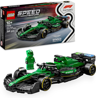 LEGO 77245 Speed Champions de Carreras Aston Martin Aramco F1 AMR24 de Juguete, Maqueta de Fórmula 1 con Minifigura de Piloto