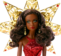barbie coleccion AFRO Felices Fiestas 2017