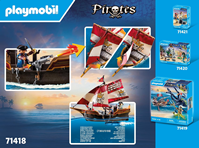 BARCO PIRATA PLAYMOBIL Pirates 71418 
