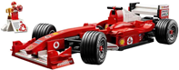 LEGO 11375 Icons Ferrari F2004 y Michael Schumacher - Maqueta para Adultos de Coche de F1 - Motor V10 