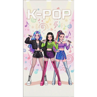 TOALLA PLAYA 70X140 KPOP DEMONT HUNTERS