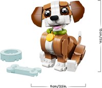 LEGO Creator 31382  3 EN 1 Figuras de Animales Transformables en Ardilla, Pato y Perro de Juguete 