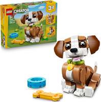 LEGO Creator 31382  3 EN 1 Figuras de Animales Transformables en Ardilla, Pato y Perro de Juguete 